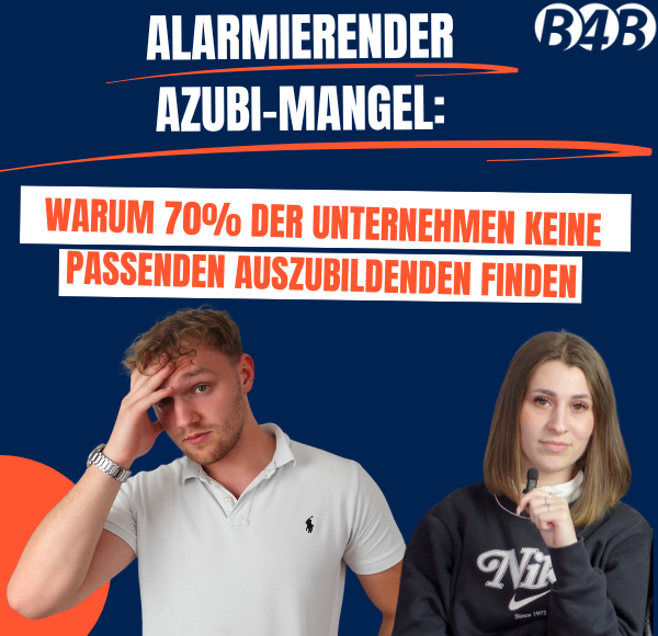 Alarmierender Azubi-Mangel: Warum bis zu 70% der Unternehmen keine passenden Auszubildenden finden – und wie Sie das ändern können.