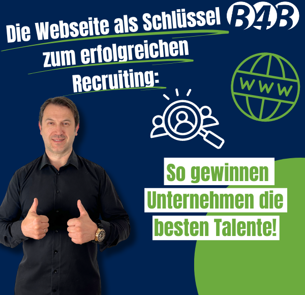 Die Webseite als Schlüssel zum erfolgreichen Recruiting: So gewinnen Unternehmen die besten Talente!