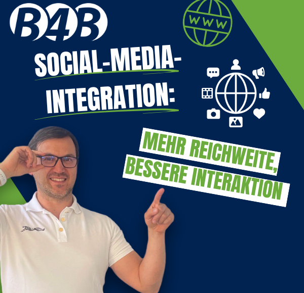 Social-Media-Integration: Mehr Reichweite, bessere Interaktion 🌐📱